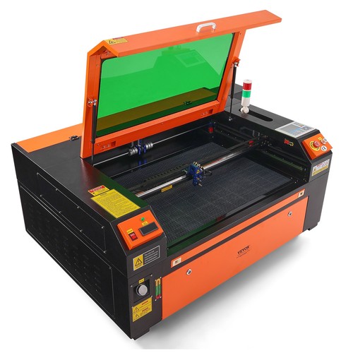 VEVOR Macchina Incisione Laser Compatta Stampante CO2 100W Piano Lavoro 60x90cm - Foto 11 di 12
