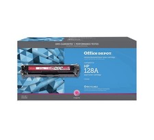 Office Depot Reman Toner Cartridge Replaces HP 128A, Magenta