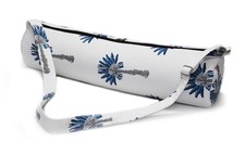 Indian White Palm Tree Yoga Mat Carrier Bag Mandala Large Shoulder Strap