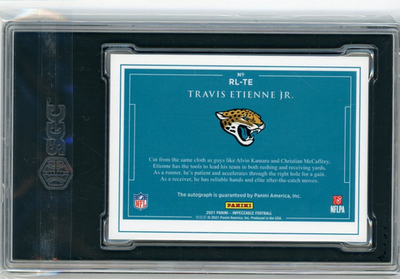 2021 Panini Impeccable - Rookie Landscape Travis Etienne #RL-TE