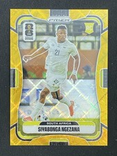 Siyabonga Ngezana 2026 Prizm FIFA World Cup Gold Celestial Lattice RC /10 #412