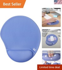 Elegant Ergonomic Mouse Pad with Cushion Wrist Rest - 11.2 x 9.6 Inches
