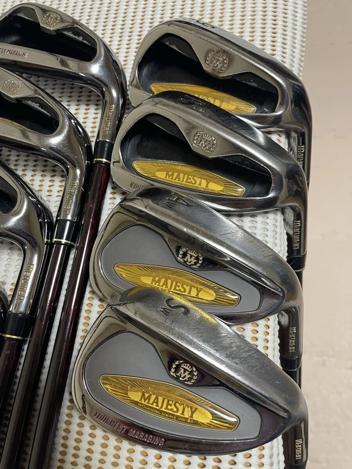 MARUMAN MAJESTY PRESTIGIO 21 8pcs Iron Set 5-9/PAS Flex-R No Head Cover - Image 4 of 4