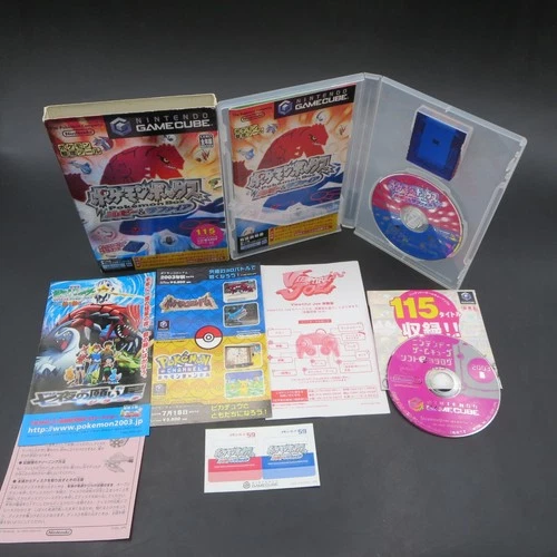 Pokemon Box Ruby & Sapphire GameCube with Memory Card 59 Manual Japanese