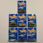 Vintage Hot Wheels Luxury Vehicles 7 Car Lot 1989 - 1991 Series