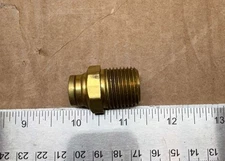 Parker Brass Male Connector Fitting 3/8" OD Compression x Male Thread Adapter