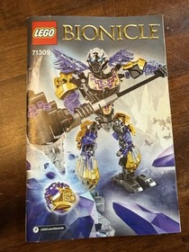 LEGO BIONICLE: Onua-Uniter of Earth (71309) With Instructions; Missing One Piece
