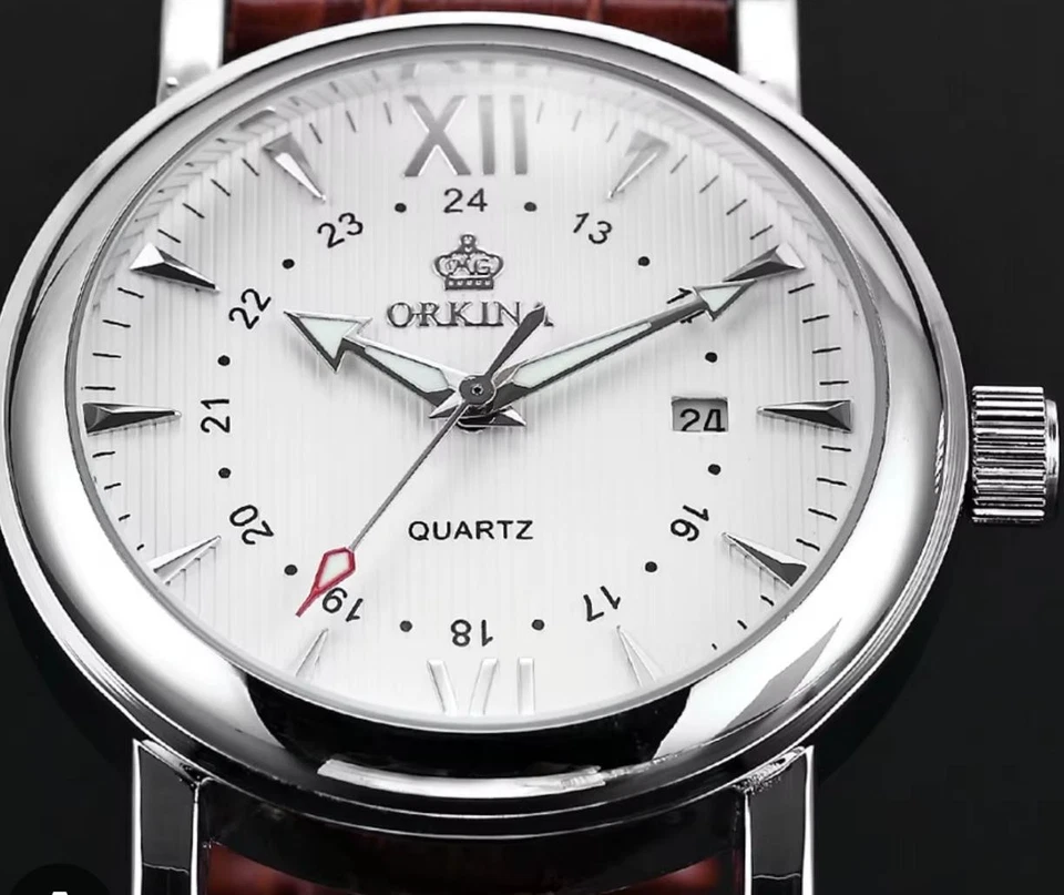 ORKINA Men's Watch With Date Indicator Works / New - Image 2 of 4