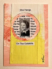 On The Outskirts - Original ACEO Art Handcrafted Collage Mixed Media Surrealism