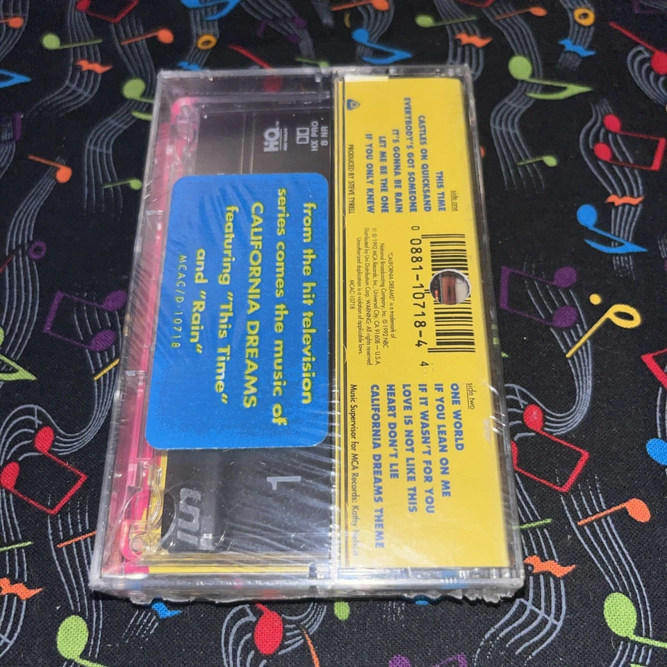 California Dreams Soundtrack (1992, MCA) Cassette NEW SEALED OOP PROMO RARE - Image 2 of 4