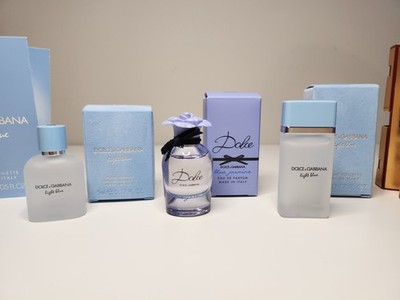 Dolce & Gabbana Perfume 7 pcs set 3 Mini's & 4 Spray Samples