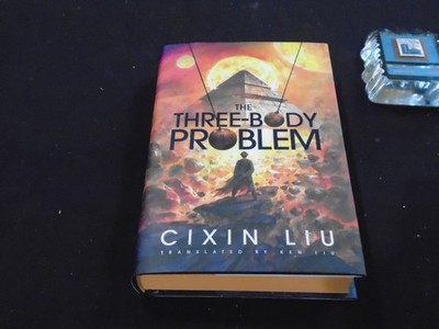 Author Stamped Cixin Liu The Three Body Problem Deluxe Ed (Note on Stamp/Chop)