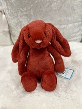 AUTHENTIC    NWT Jellycat Little Bashful Redcurrant Bunny- FAST SHIPPING