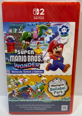Super Mario Bros. Wonder + Meetup in Bellabel Park Switch 2 New