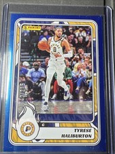 2024-25 Panini NBA Sticker/Card Collection Tyrese Haliburton Blue Foil #54 /215