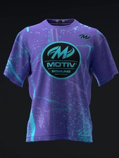 Custom Name MOTIV - Max Thrill Hybrid Bowling Jersey Short & Long Sleeve Shirts