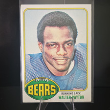 Topps 1976 Walter Payton Rookie #148 Chicago Bears NFL Football Base Set Card. rookie card picture