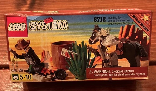 Damaged Box - Sealed LEGO Western Cowboys Sheriff’s Showdown #6712 (Vintage)