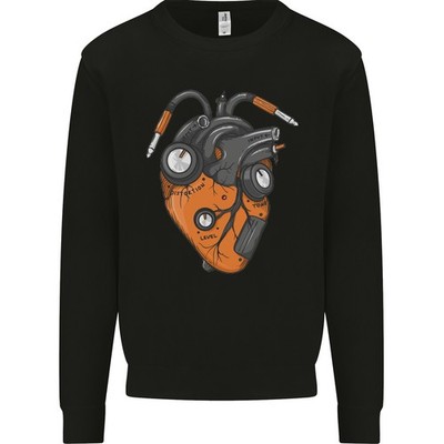 Gitarre Herz Gitarrist Akustisch Elektrisch Kinder Sweatshirt Pullover