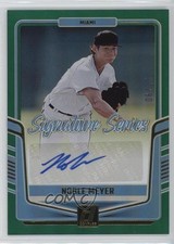 2024 Panini Donruss Signature Series Teal 6/25 Noble Meyer #SS-NM Auto 3a1