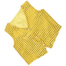 Children 130 cm Sparkly Sequin Dance Vest Jazz Wear