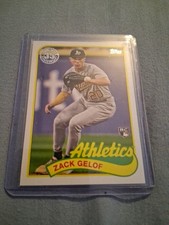 2024 Topps Series 1 - 1989 Topps Baseball Zack Gelof #89B-90 (RC)