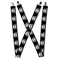 Buckle-Down Suspenders, Panda Bear Cartoon Black White 1.5-Inch Wide (Us Import)