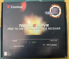 COOLSAT 7000 MICRO-PVR DIGITAL SATELLIET RECEIVER TIME MACHINE NEW OPEN BOX