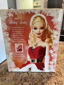 Poupée Barbie Noël Holidays 2015 avec robe rouge barbie collector signature - Jeux & Jouets