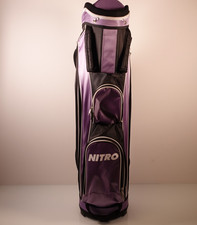 Women's Nitro Golf Bag Stand Bag Black and Purple with Removable Black Raincover