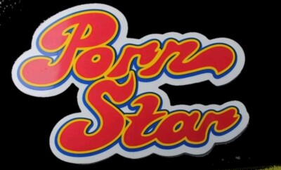 Set Of 2 Vintage Style Porn Star Stickers Remastered. 2"×4" Total Of 2