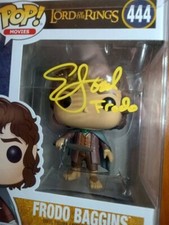 Frodo Baggins Lord of the Rings Funko Pop 444 Autograph Box