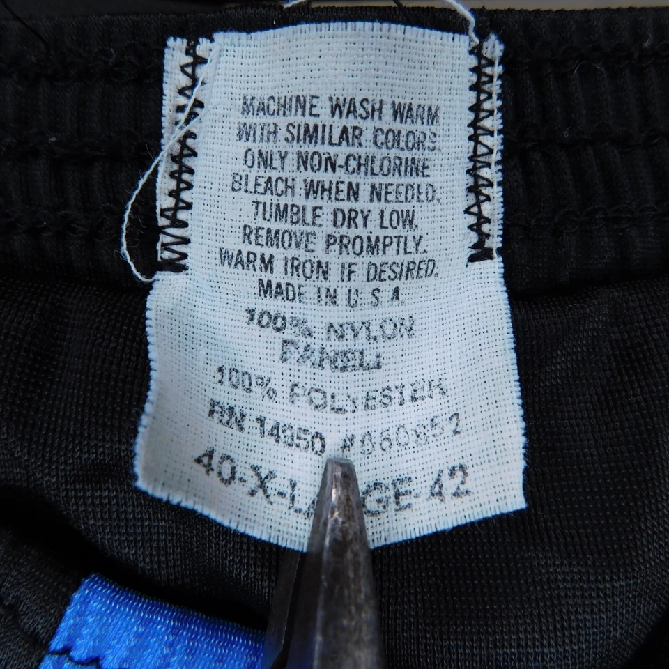 Pantalones Cortos Verdaderos De Colección Años 80 Para Hombres Talla XL Bloque de Color Gimnasio Correr Forrados EE. UU. Vaporwave Foto 4 de 4