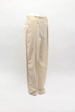 NWT 2095 Brunello Cucinelli Women Cashmere Blend LegStripeCorduroy Pant42/6 W242