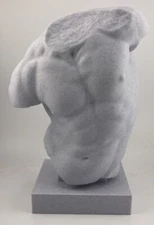 GREEK SCULPTURE TORSO OF A CENTAUR 8.6 INCH/225 MM, MUSEUM REPRODUCTION