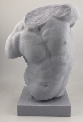 GREEK SCULPTURE TORSO OF A CENTAUR 8.6 INCH/225 MM, MUSEUM REPRODUCTION