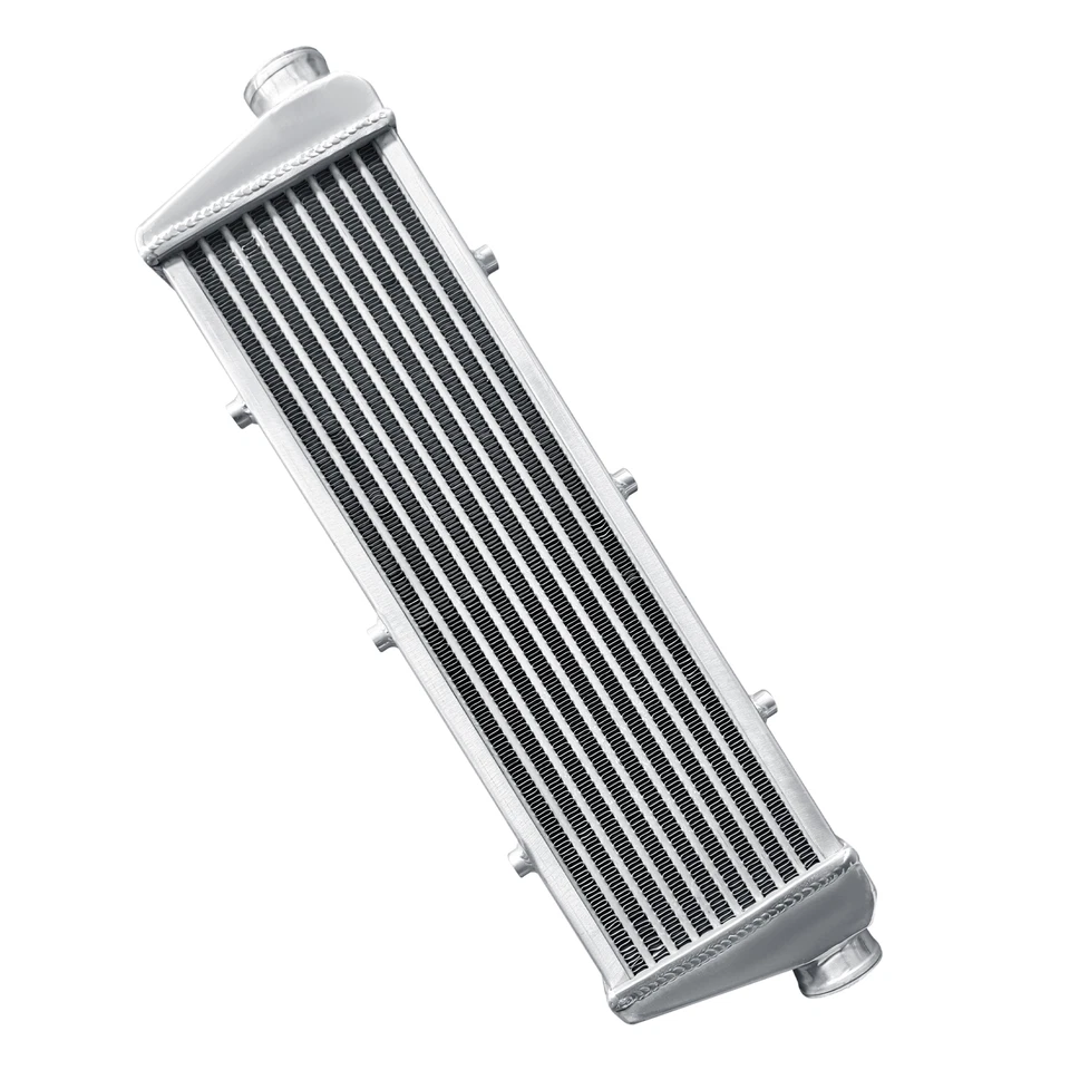 Tubo e aleta intercooler 27*8*2,7"" universal alumínio completo Fmic turbo montagem frontal - Imagem 3 de 4