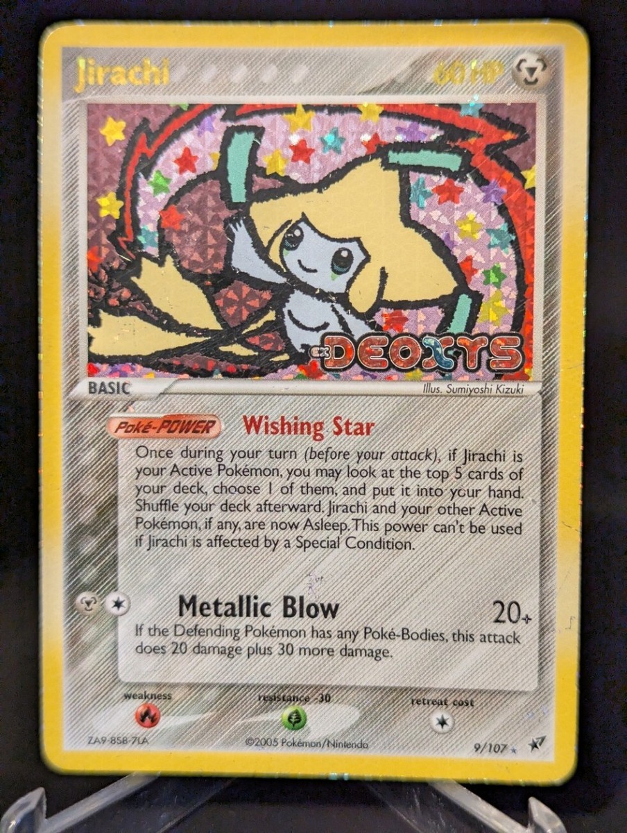 Jirachi - 9/107 - EX Deoxys Reverse Holo Stamped - MP - Pokemon