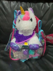 unicorn barbie backpack