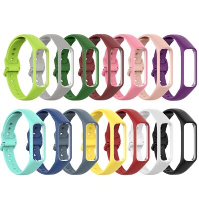 Ersatz Silikonband Armband Uhrenarmband für Samsung Galaxy Fit 2 SM-R220 AEU