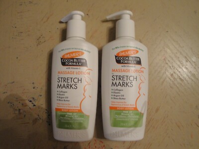 2X Palmer's Cocoa Butter Formula Massage Lotion Stretch Marks Pregnancy 8.5 #J15