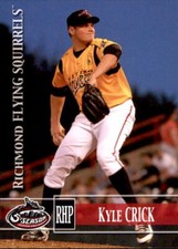 2014 Richmond Flying Squirrels Grandstand #6 Kyle Crick Sherman Texas TX Card