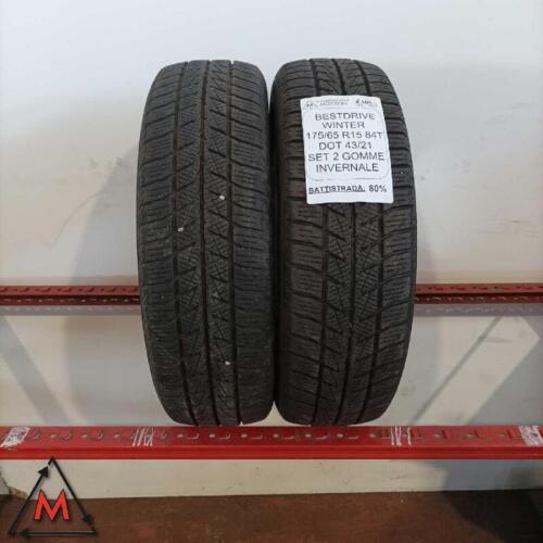 Set 2 winter tyres 175/65 R15 84T for BESTDRIVE WINTER used (93511) - Bild 1 von 10