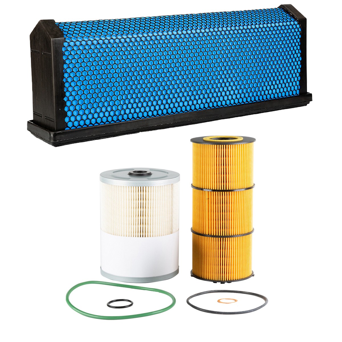Air & Oil & Fuel Filter with Water Separator Kit For Freightliner