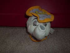 Disney Store- Beauty  The Beast Mini BeanBag Mrs. Potts Plush- 4.5"
