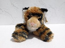 AURORA Leopard Cheetah Soft 8" Plush Shaggy Wild Life Animal