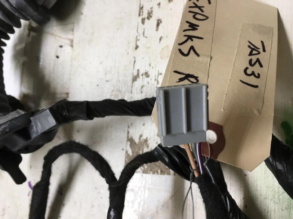 2013 2016 Lincoln MKS REAR RIGHT DOOR WIRING HARNESS DA5T14632AA 16 15 14 13 Foto 3 de 4