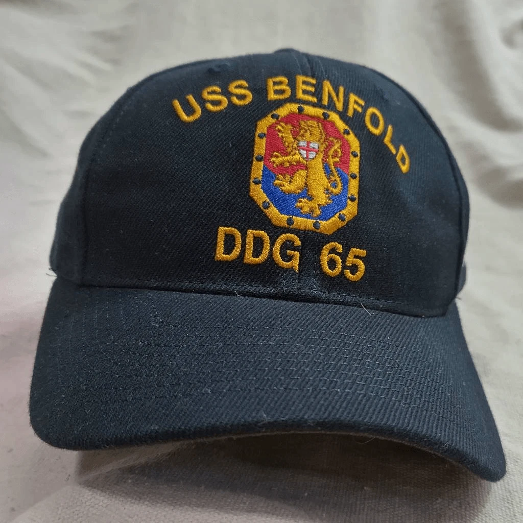 Navy Command Caps USS Benfold DDG 65 adjustable hat eBay