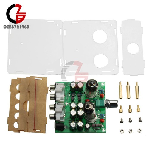 6J1 AC12V Valve Pre-amp Tube PreAmplifier Board Headphone Amplifier Acrylic Case - Picture 10 of 54