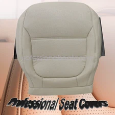 Fits 2011-17 Volkswagen Jetta Replacement Driver Bottom Leather Seat Cover Tan